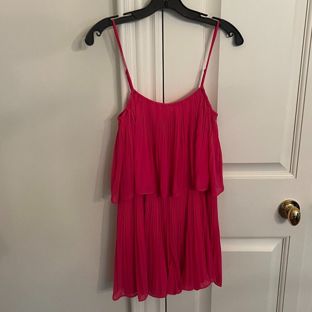 Fab'rik Pleated Romper Pink